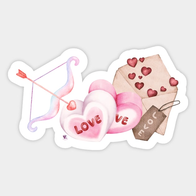 Adorable Valentine Sticker by Viper Unconvetional Concept